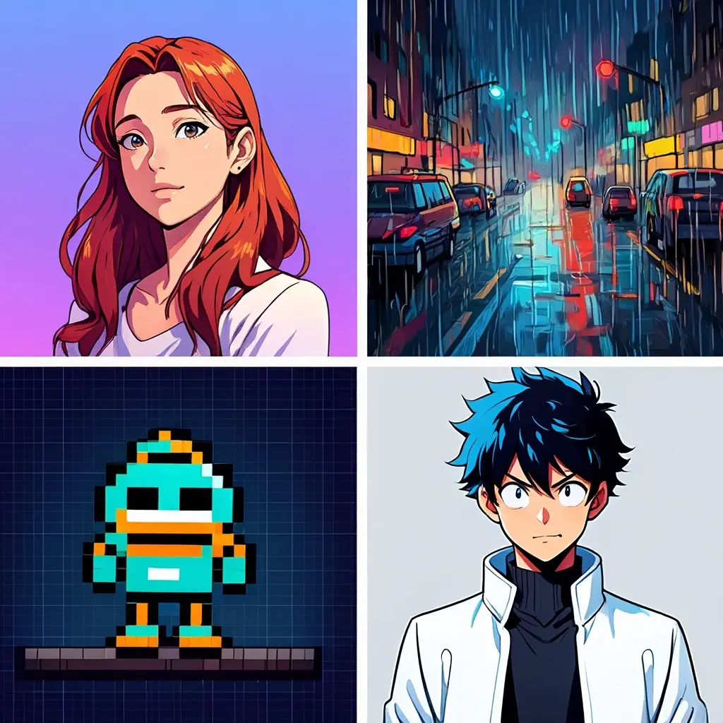 Digital illustration techniques demonstration